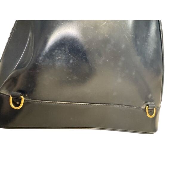 Gucci RARE deep blue sling back w/Tom Ford lines and Bamboo pulls so beautiful - Picture 11 of 16